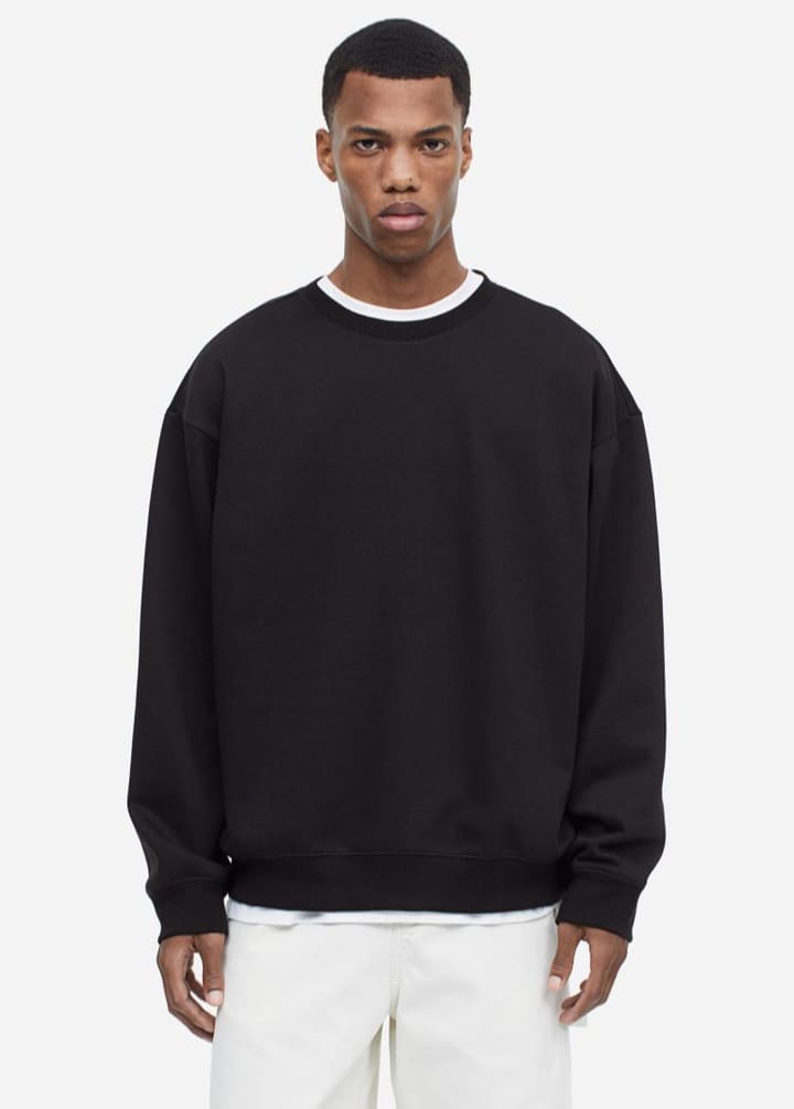 Men Heavyweight Crewneck Sweater