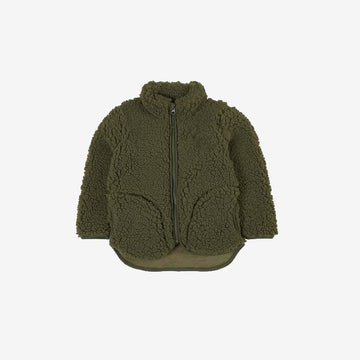 Kids Olive Fleece Jacket