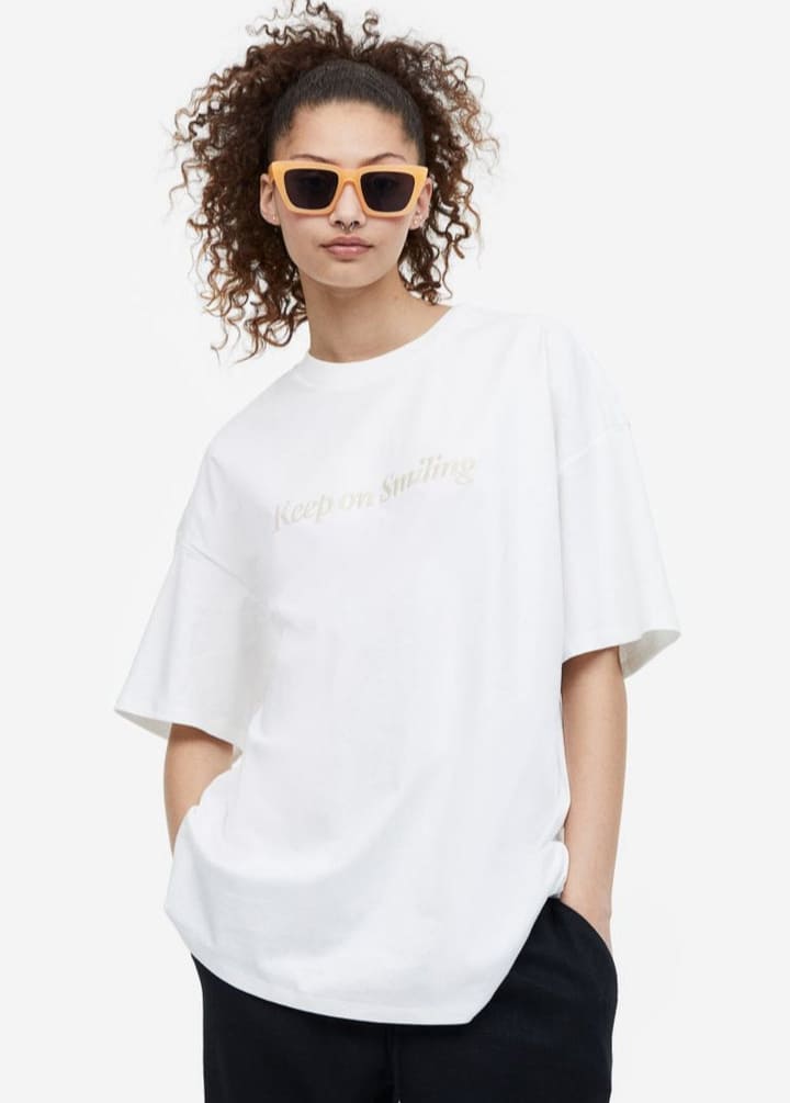 Oversized printed t-shirt