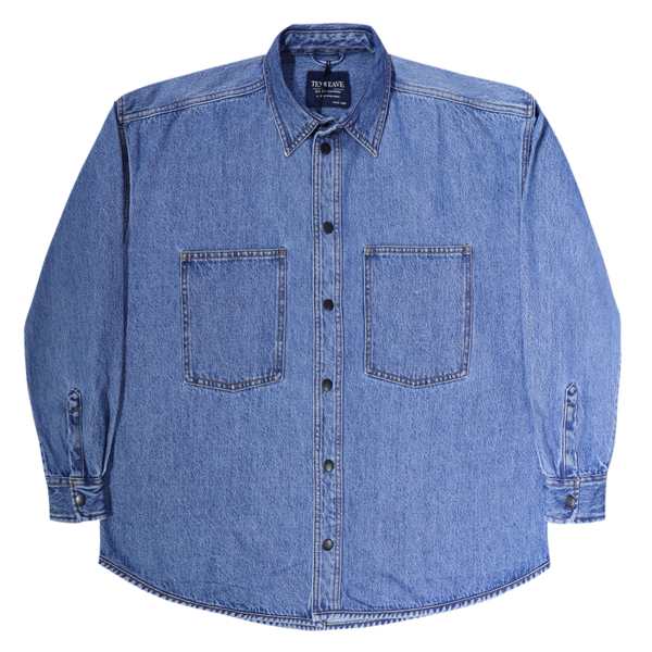 Men's denim shirt sample, style TWP&B-22